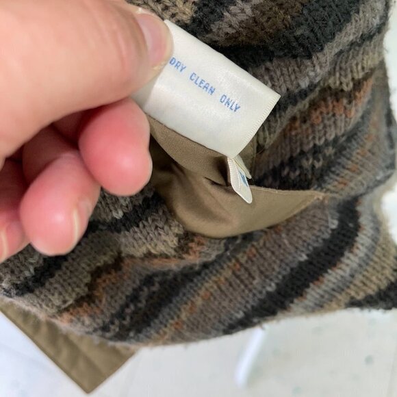 Astor One Jacket Medium Size Womens Vintage Reversible Cotton Acrylic Button Up - Picture 5 of 13